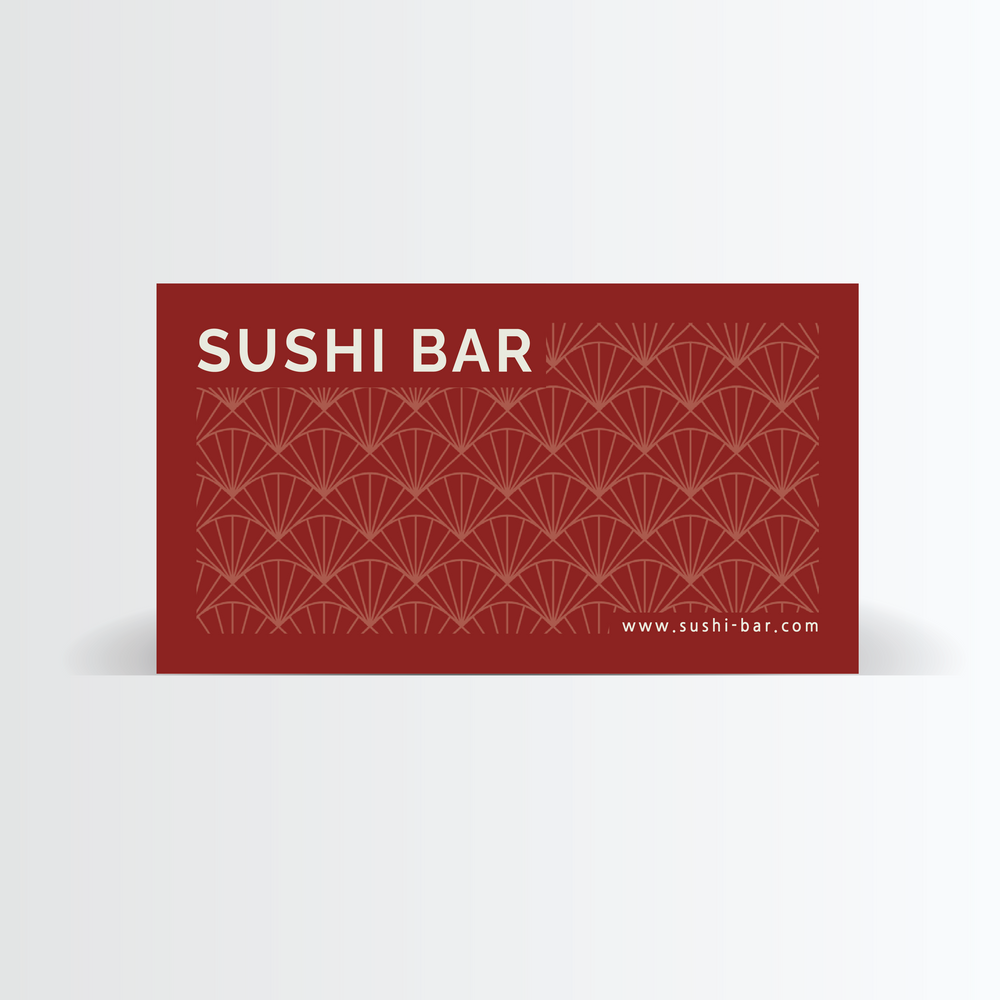 Sushi Bar Business Card