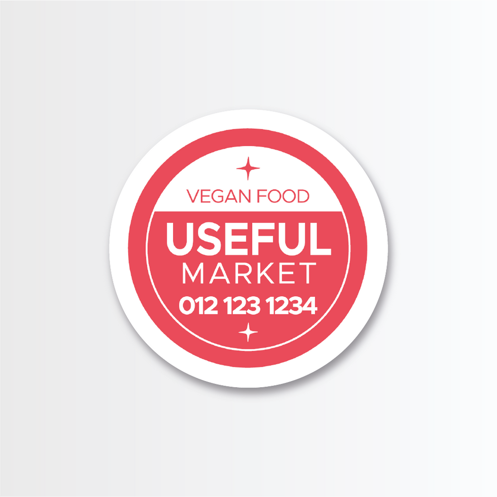 Food Market Sticker