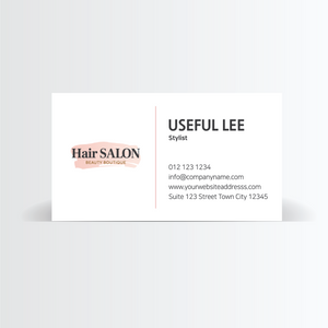 
                  
                    Hair Salon Business card
                  
                