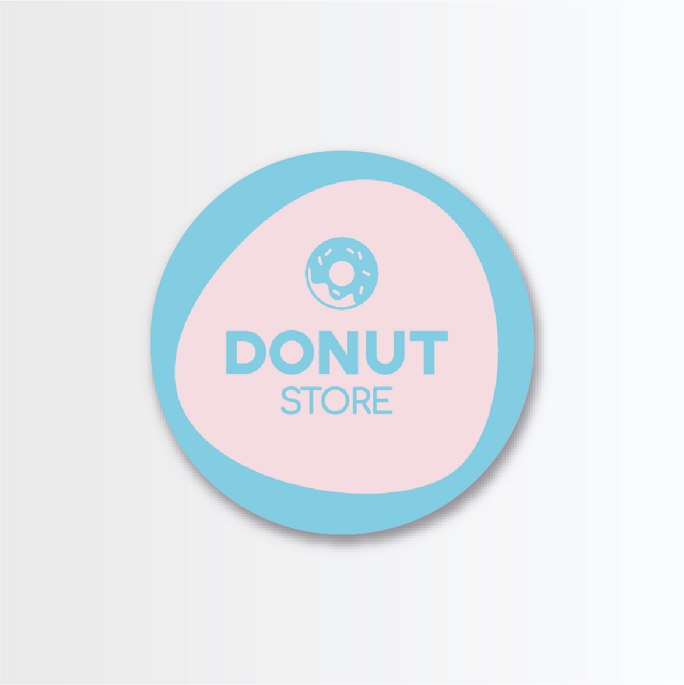 Donut Store Sticker