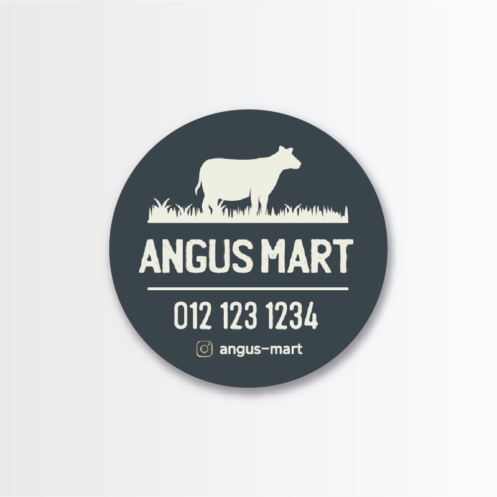 Angus Beef Mart Sticker