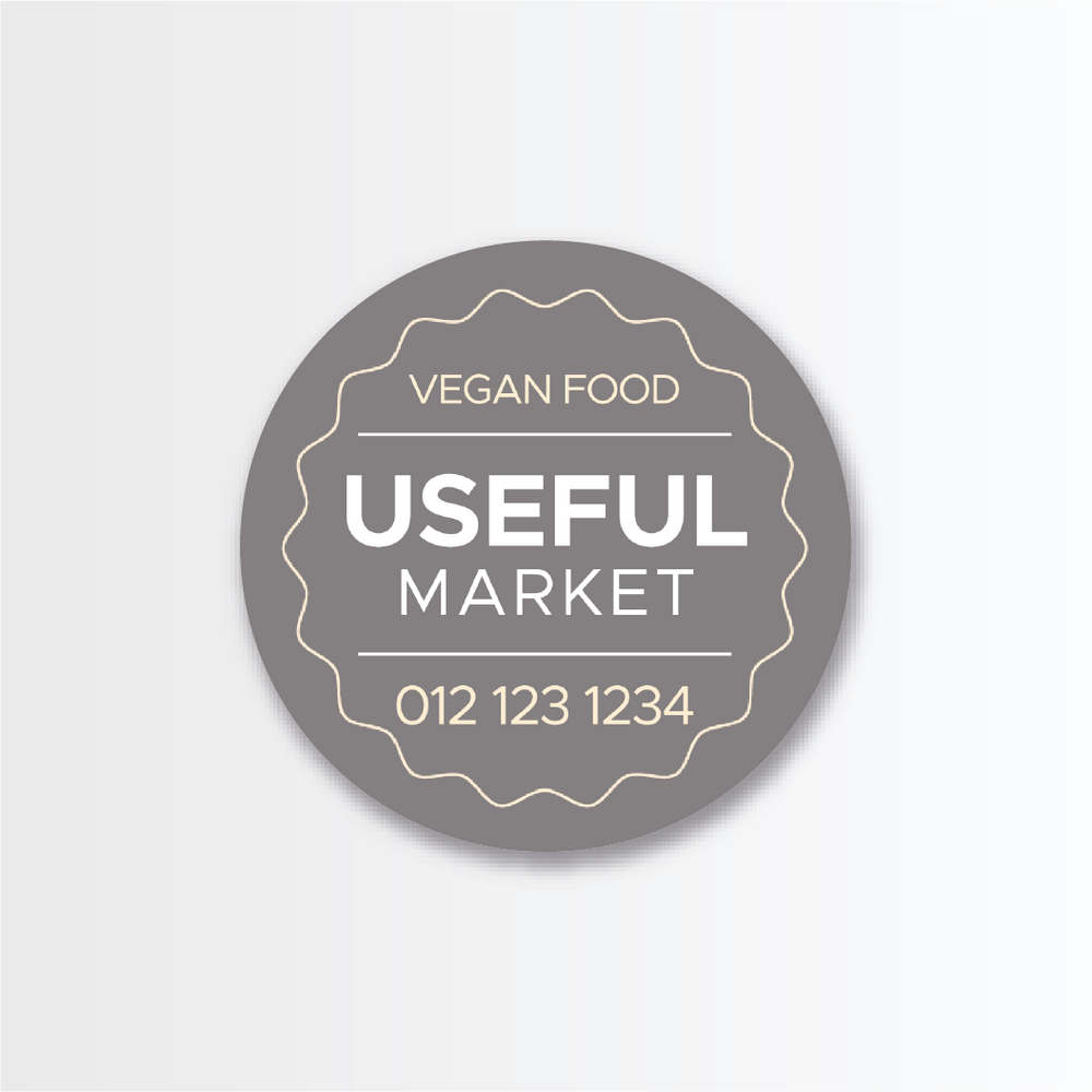 Food Market Sticker