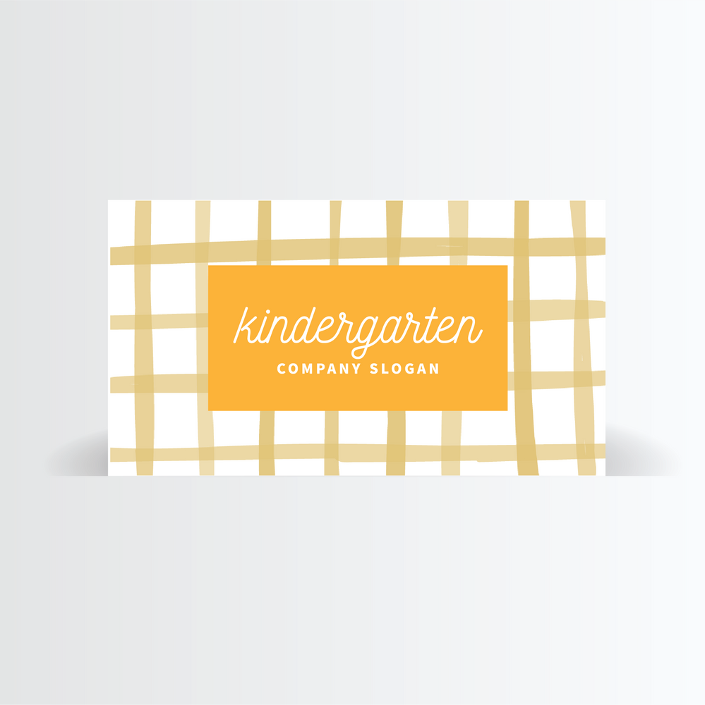 Kindergarten Business Card