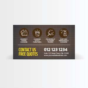 
                  
                    Cleaning Service Business card
                  
                