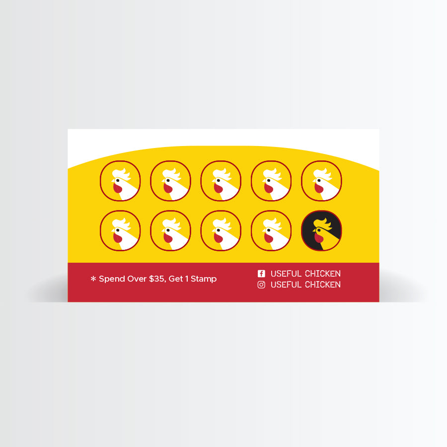 
                  
                    Chicken Coupon Business card
                  
                