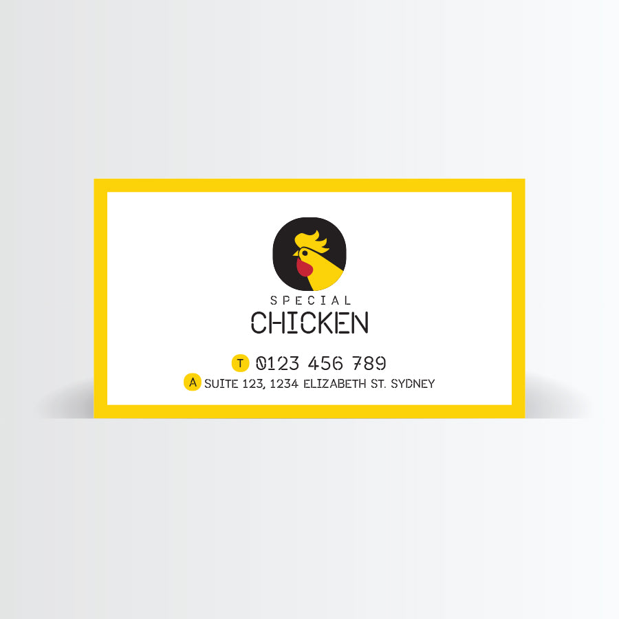 
                  
                    Chicken Coupon Business card
                  
                