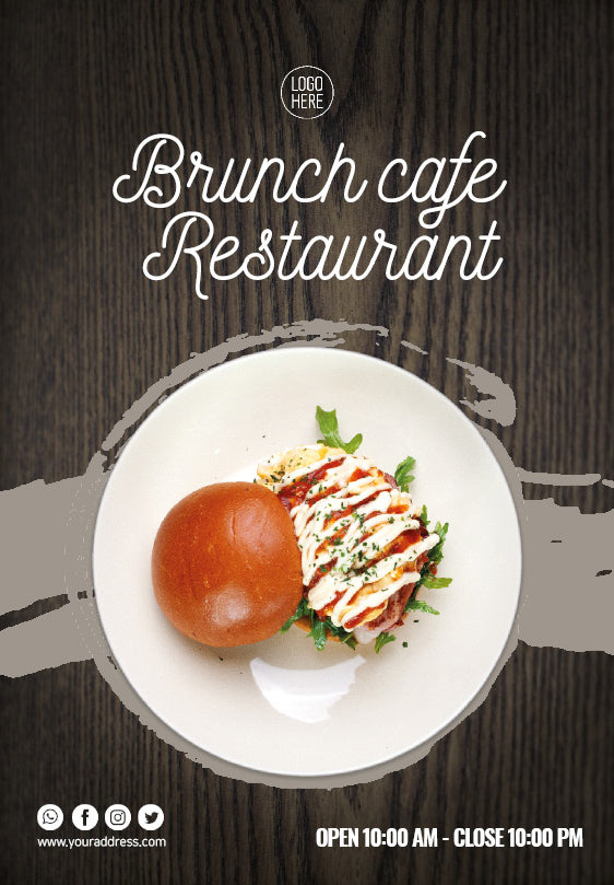 Brunch Cafe Poster