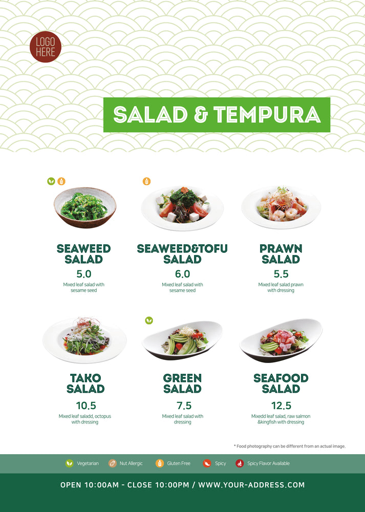 
                  
                    Japanese menu design template B - Salad & Tempura 2pg
                  
                