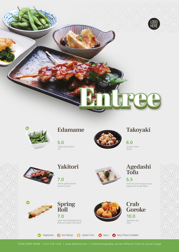 
                  
                    Japanese Restaurat Menu template - Entree 2pg
                  
                