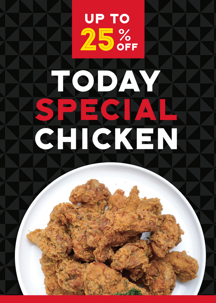 Today Special Chicken Poster
