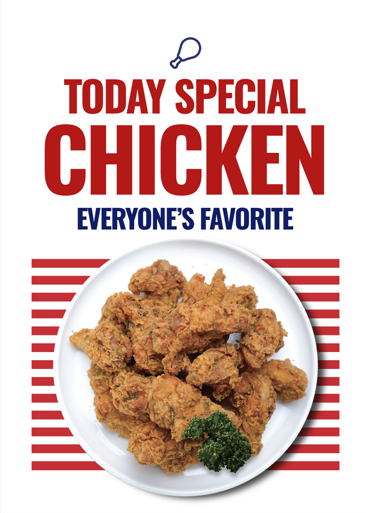 Today Special Chicken Poster