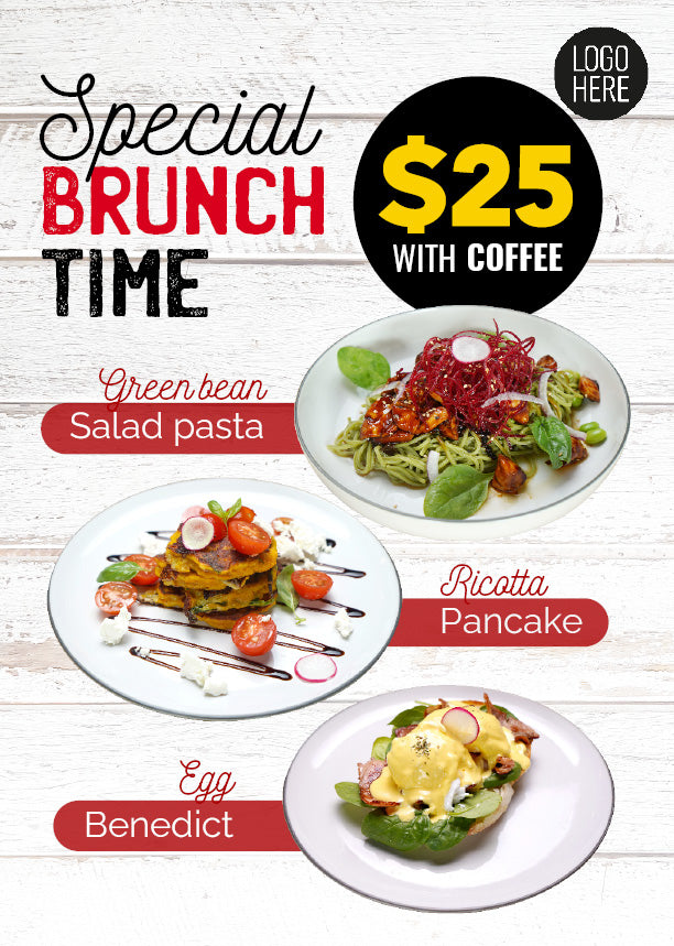 Lunch special poster(cafe,brunch)