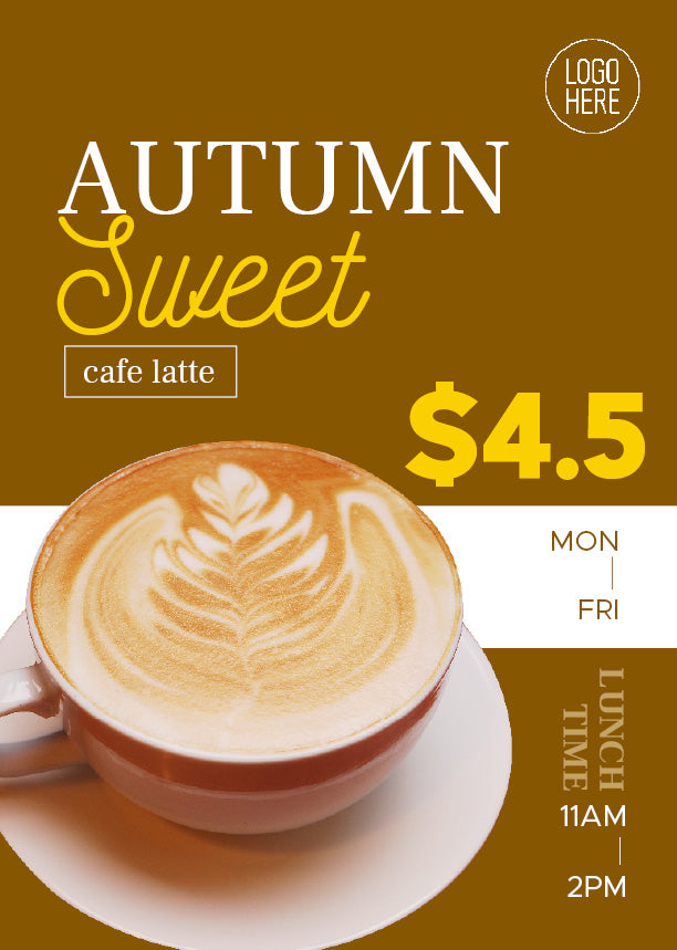cafe coffee poster_autumn