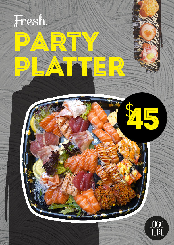 Sushi Partyplatter poster