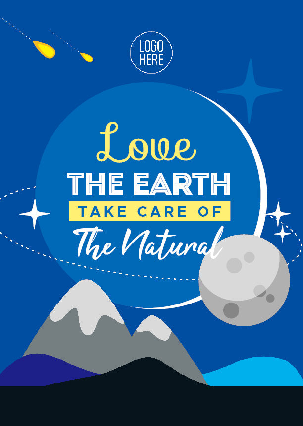 Love the earth poster
