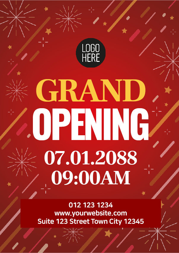 Grand Opening Poster Template & Free online design tool