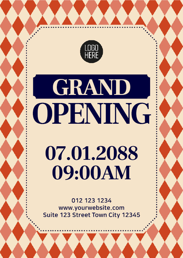 Grand Opening Poster Template
