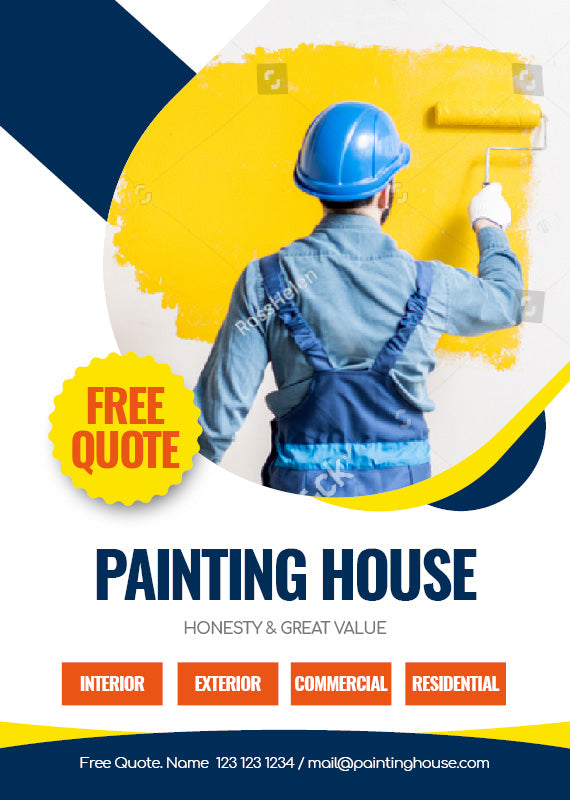 Painting Repair Poster & Free online design tool