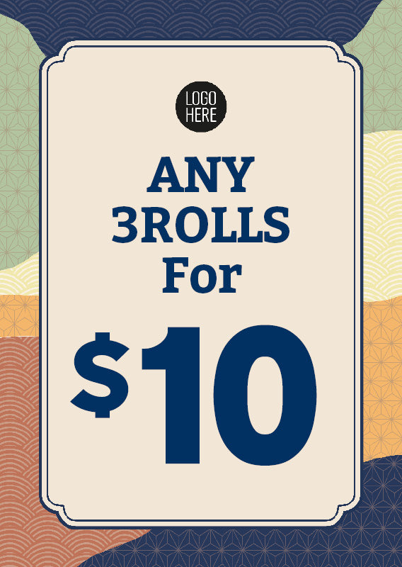 Sushi Rolls Sale Poster