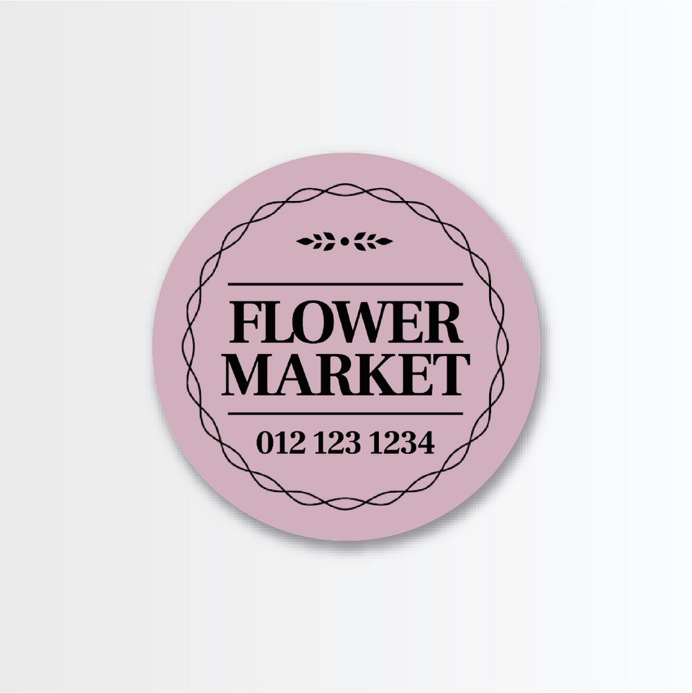 Flower Market Sticker