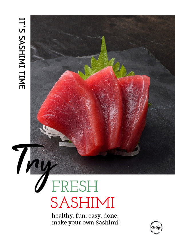 Sashimi poster template