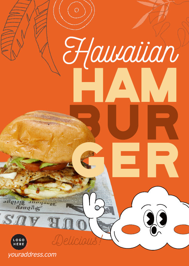 Hawaiian Hamberger poster