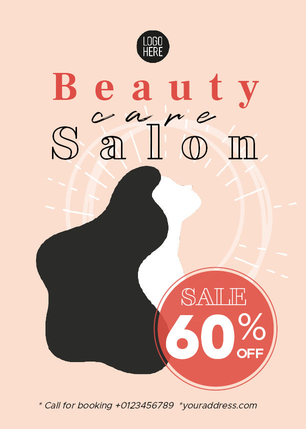 Beauty care salon poster