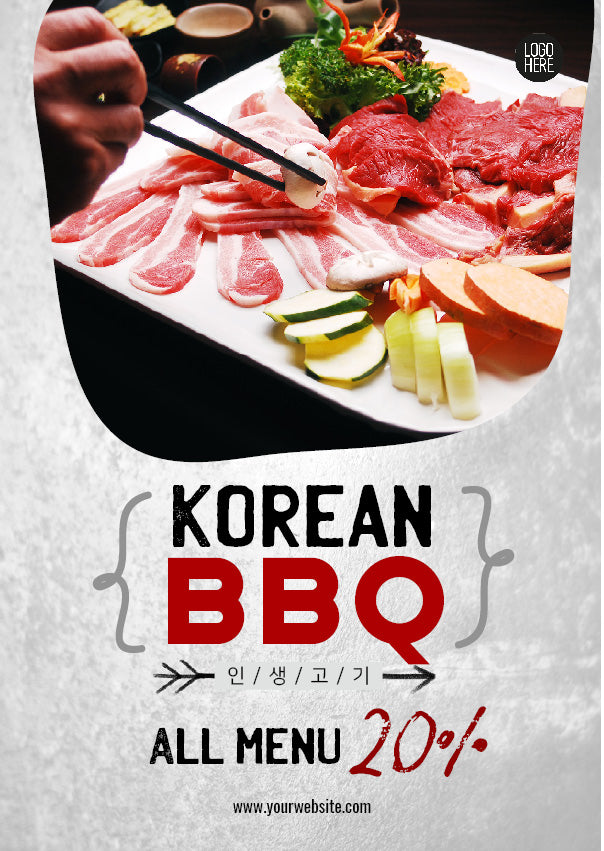 Free Korean BBQ Template