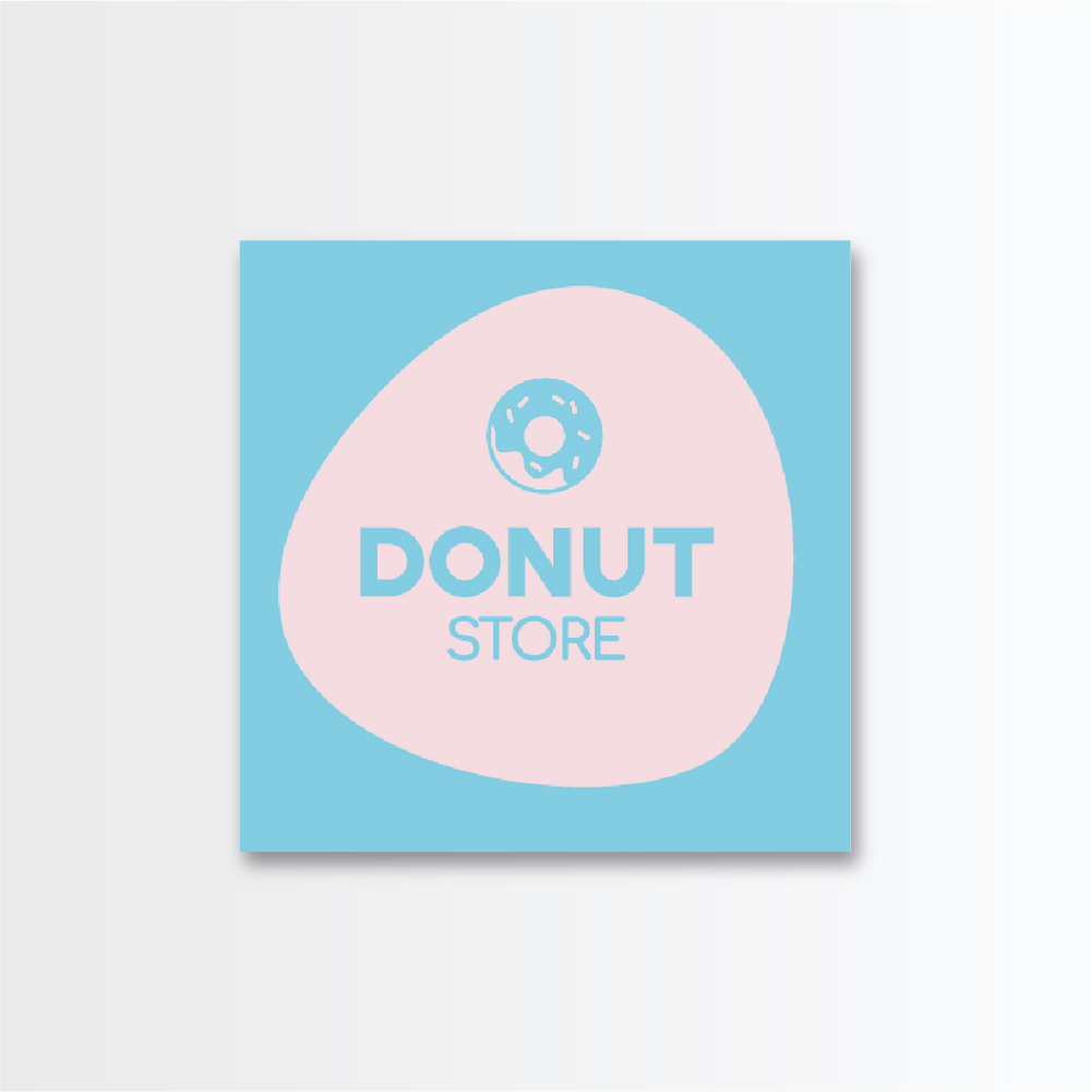 Donut Store Sticker