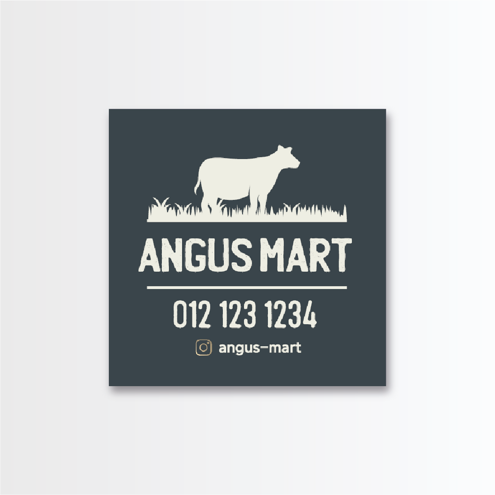 Angus Beef Mart Sticker