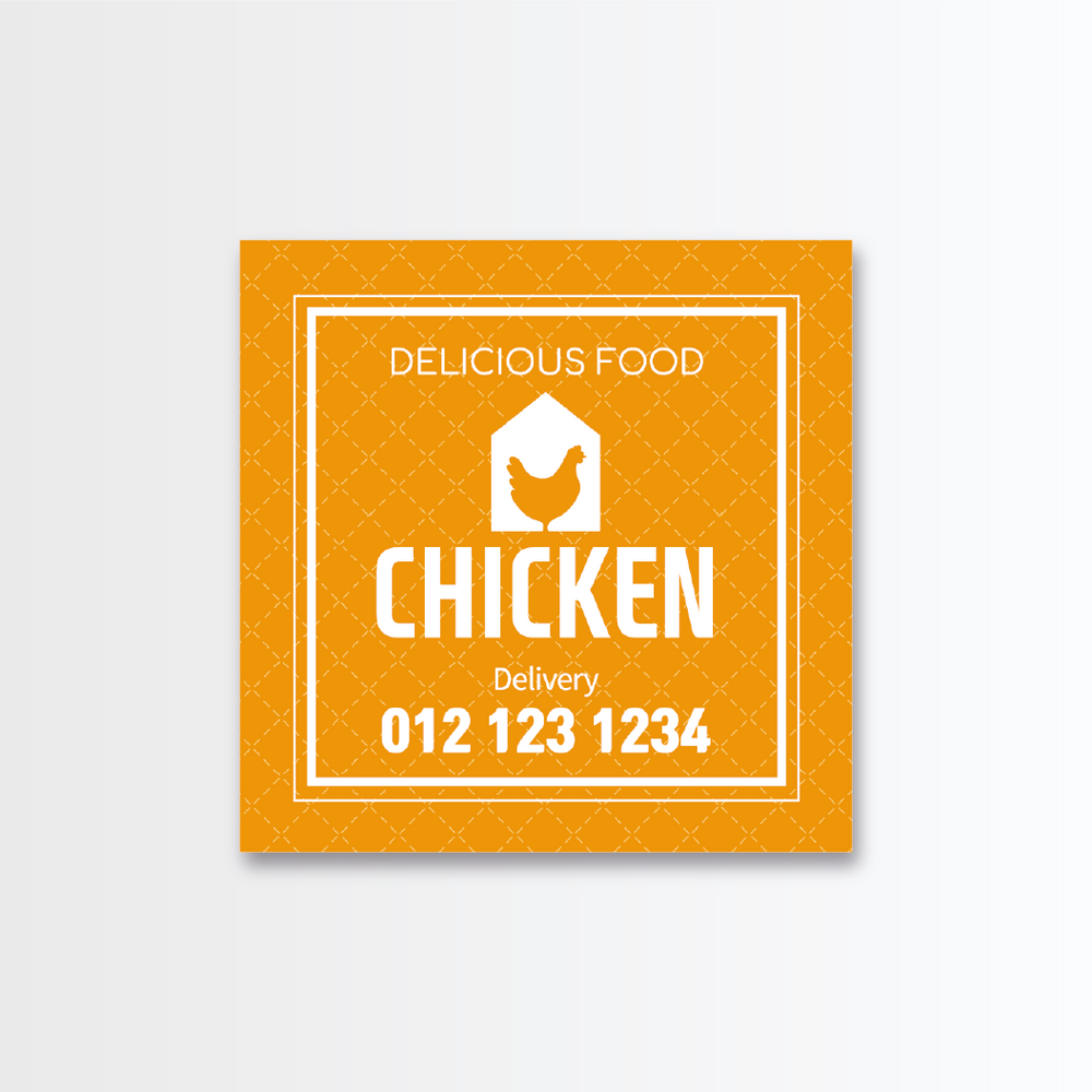 Chicken Delivery Sticker