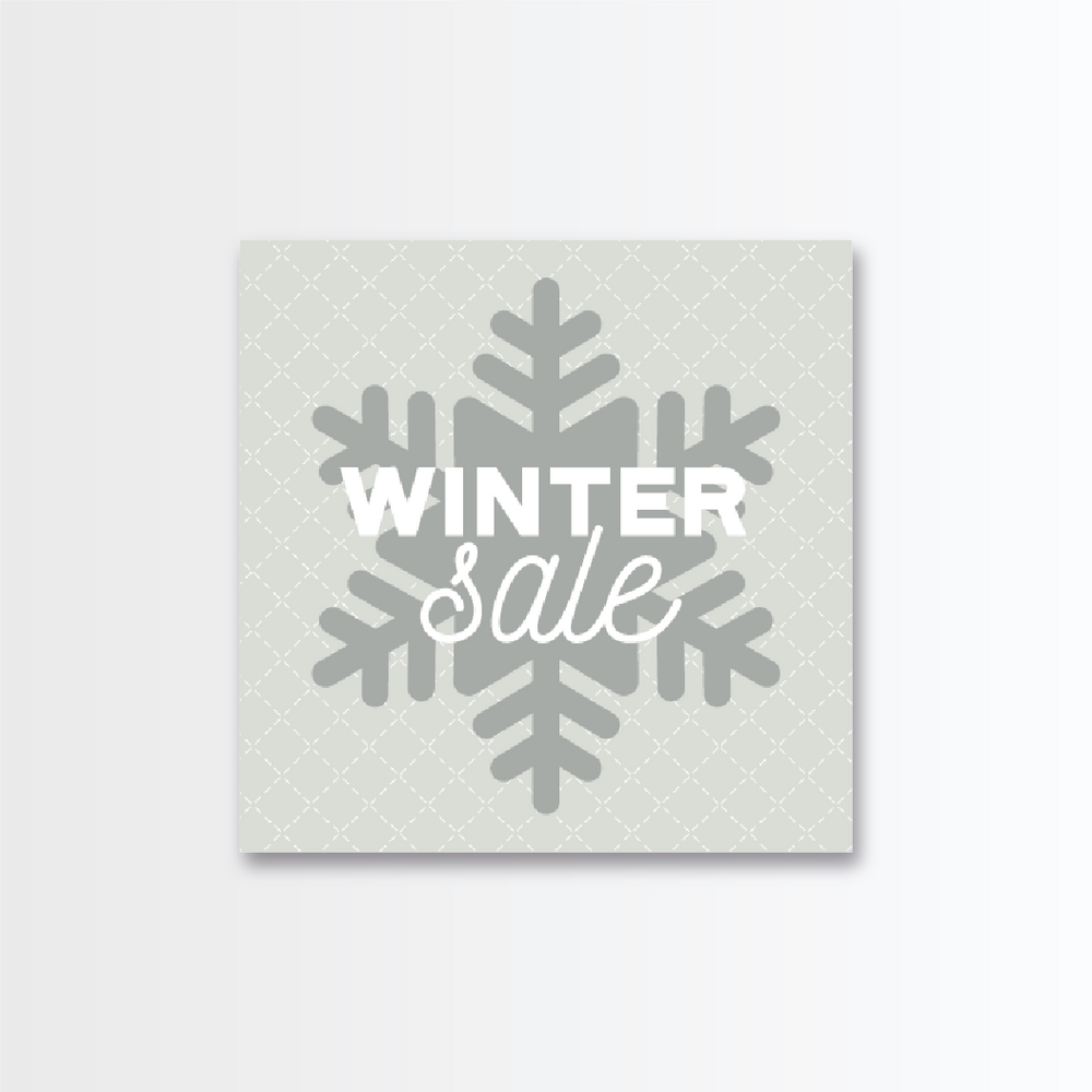 Winter Sale Sticker