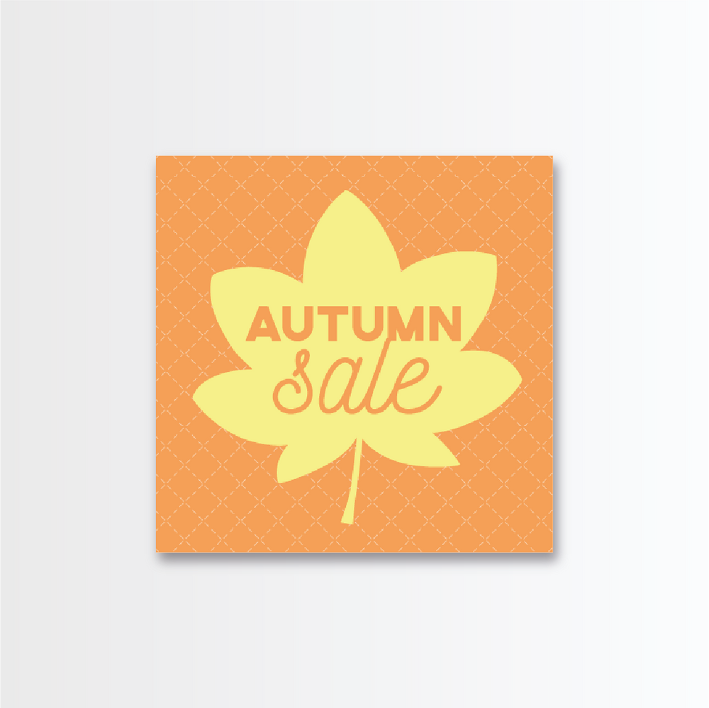 Autumn Sale Sticker
