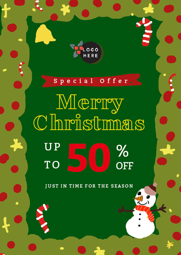 Sale Christmas Poster